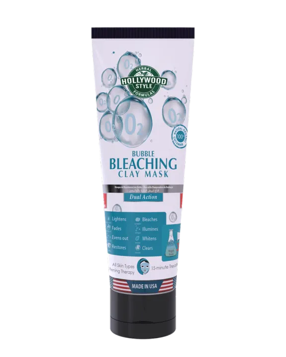 Hollywood Style Dual Action Bubble Bleaching Clay Mask 100ml