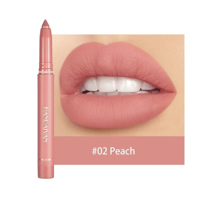 HANDAIYAN Waterproof Lip Liner Pack of 6 – Matte Finish, Smudge-Proof & Long Wear Lip Pencils