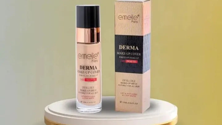 24H Porcelain Matte Foundation – Emelie Derma Make-Up Cover