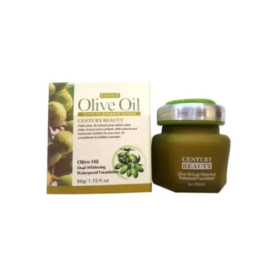 CENTURY BEAUTY Olive oil plus vitamin c WATERPROOF WHITENING FOUNDATION 50g