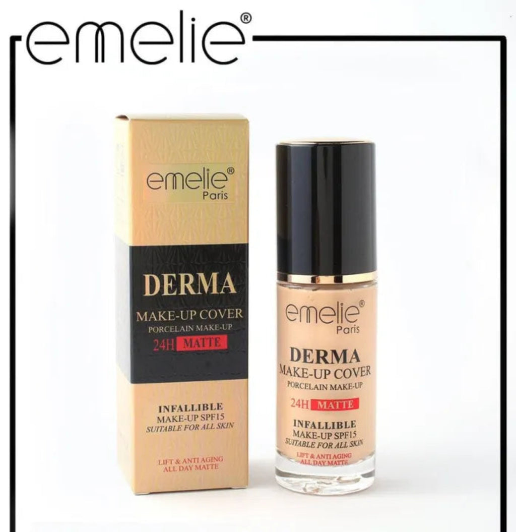 24H Porcelain Matte Foundation – Emelie Derma Make-Up Cover